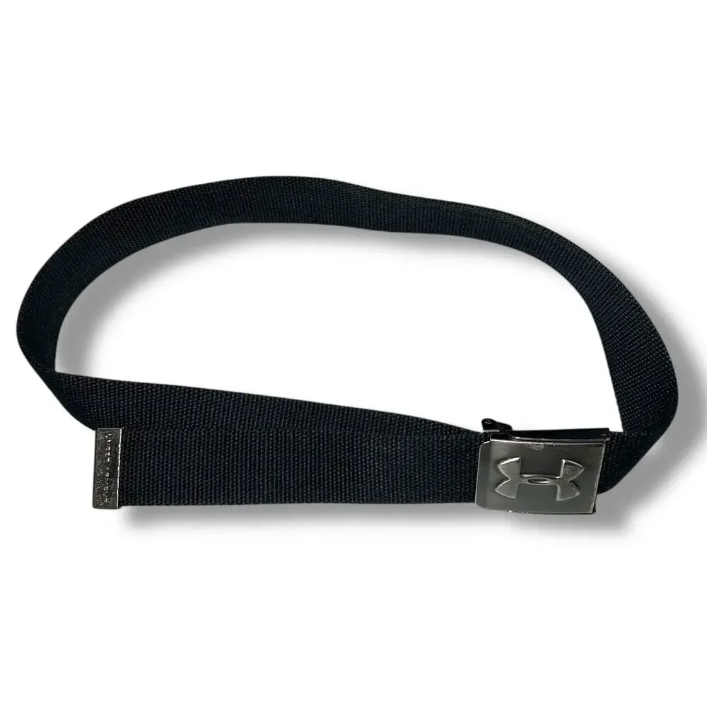 Under Armour Boys Webbed Belt Adjustable Quick Clasp Logo Buckle Bottle Opener